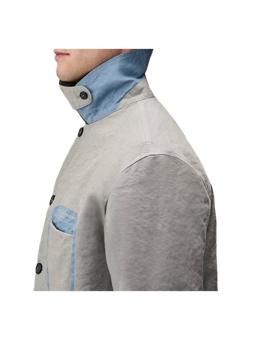 Button Blazer Jacquard con doppia tintura in capo Massimo Osti Massimo Osti Studio | MBZ200A110685G904 DOVE